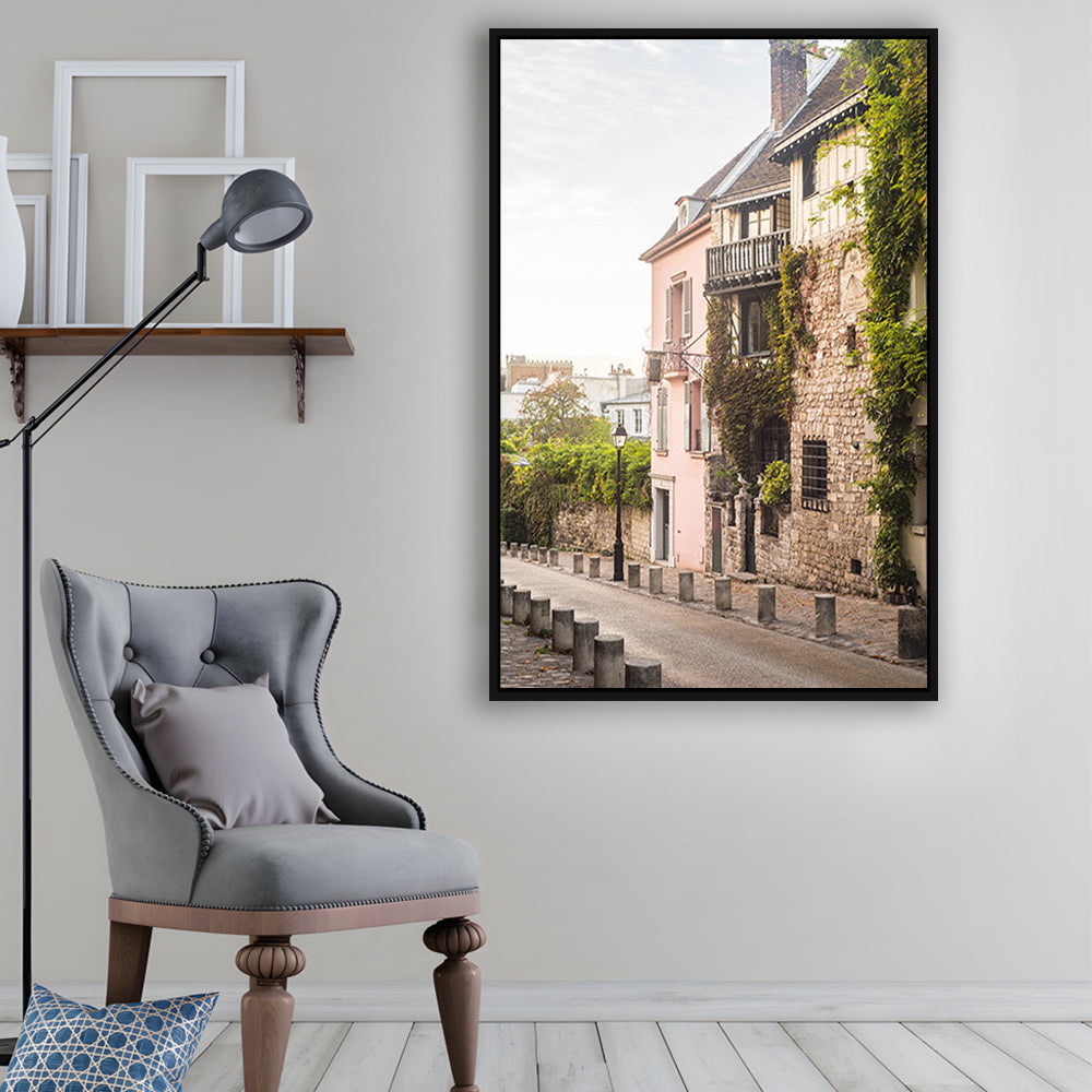Paris Photography Print Paris Wall Print Pink Montmartre Print Paris Wall Art S, Framed Canvas Prints Wall Art
