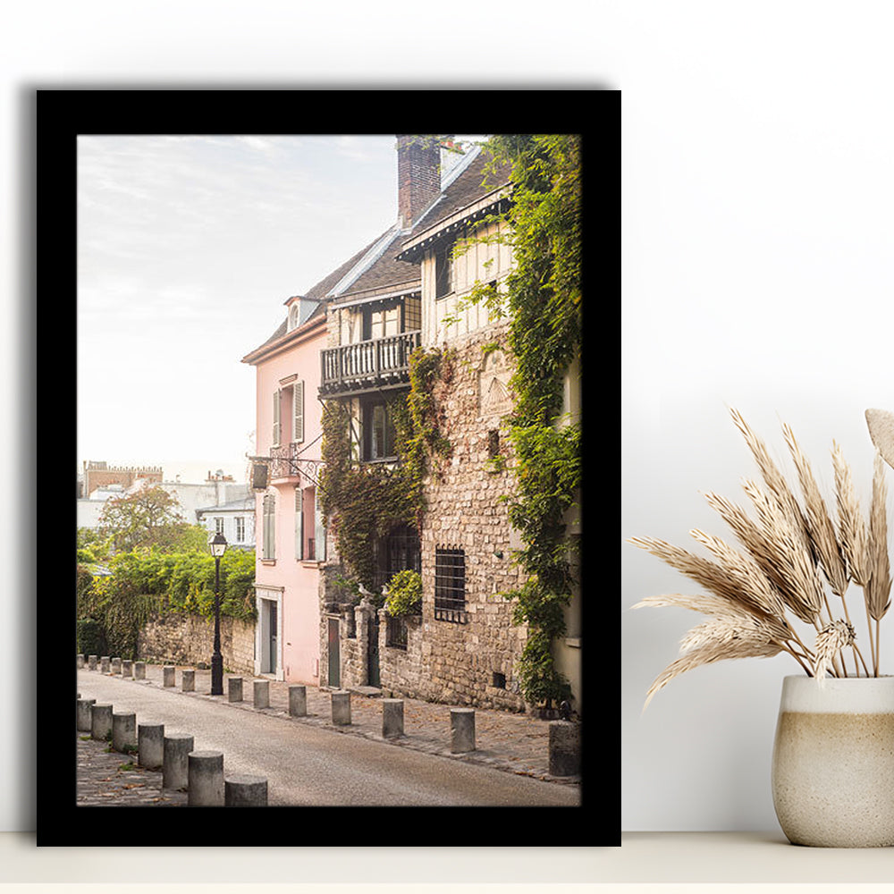 Paris Photography Print Paris Wall Print Pink Montmartre Print Paris Wall Art S, Framed Art Prints Wall Decor
