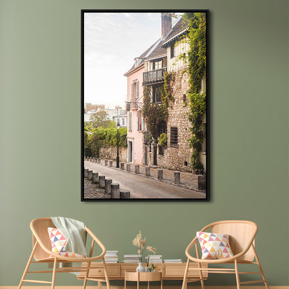 Paris Photography Print Paris Wall Print Pink Montmartre Print Paris Wall Art S, Framed Canvas Prints Wall Art