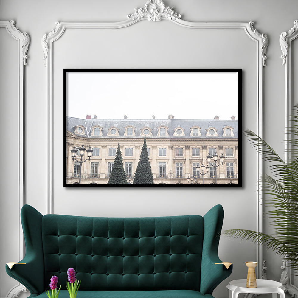 Paris Photography Print Paris Wall Print Place Vendome Print Paris Print, Framed Art Print Wall Decor, Framed Picture