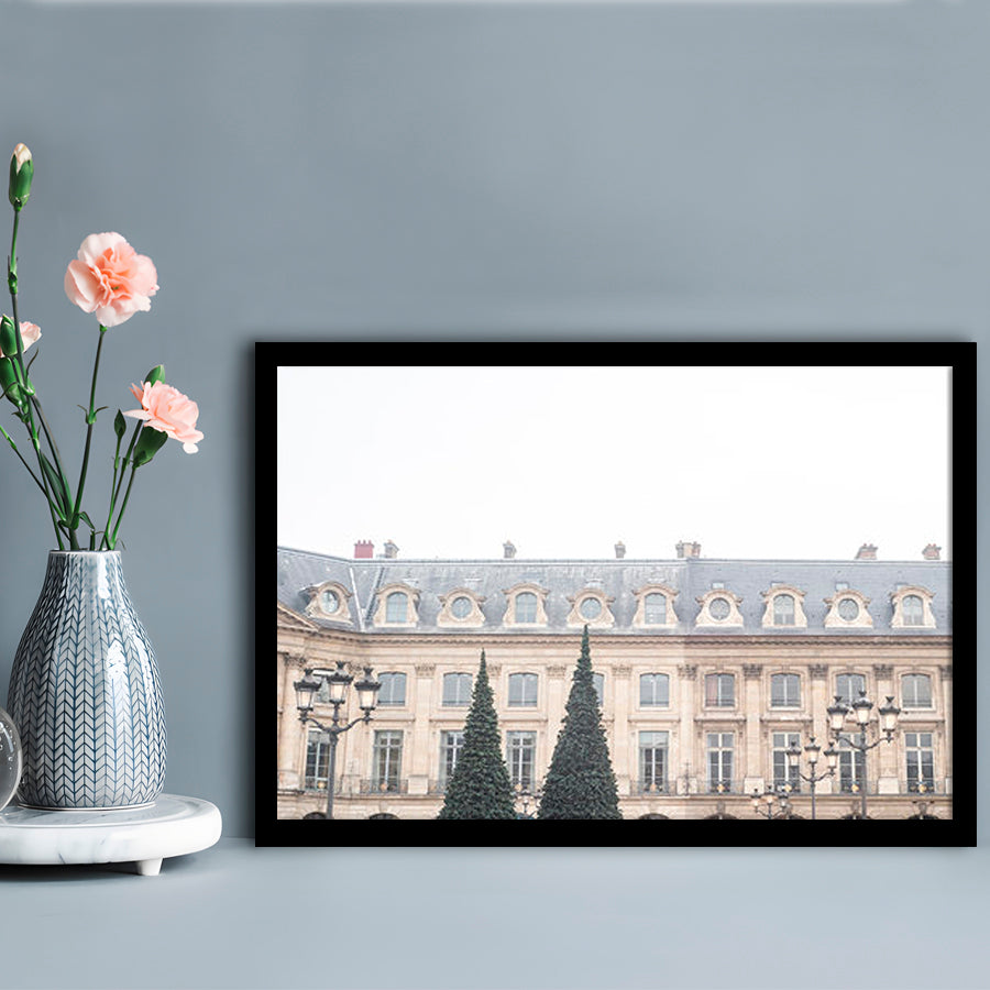 Paris Photography Print Paris Wall Print Place Vendome Print Paris Print, Framed Art Print Wall Decor, Framed Picture