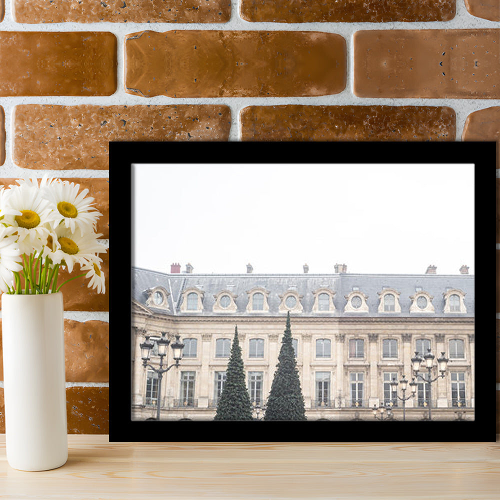Paris Photography Print Paris Wall Print Place Vendome Print Paris Print, Framed Art Print Wall Decor, Framed Picture