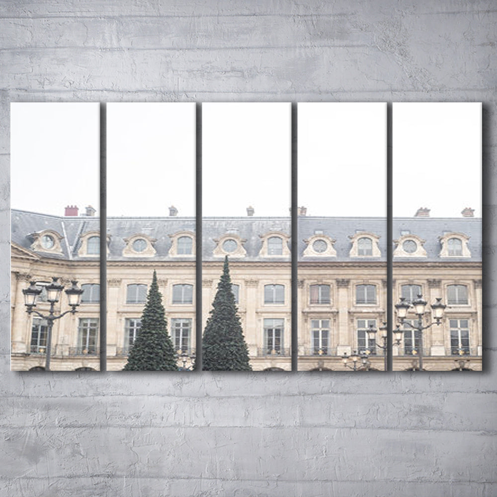 Paris Photography Print Paris Wall Print Place Vendome Print Paris Print, Multi Panels Canvas Print Wall Art
