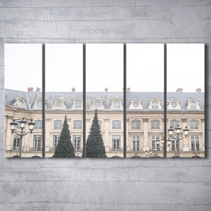 Paris Photography Print Paris Wall Print Place Vendome Print Paris Print, Multi Panels Canvas Print Wall Art