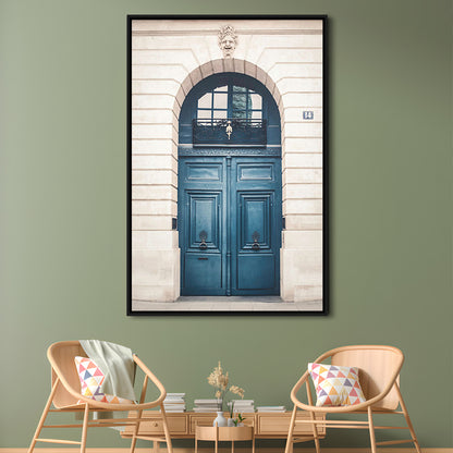 Paris Wall Print, Paris, Paris Door Print, Paris Room Decor, Paris Wall Art, Large Print, Framed Canvas Prints Wall Art