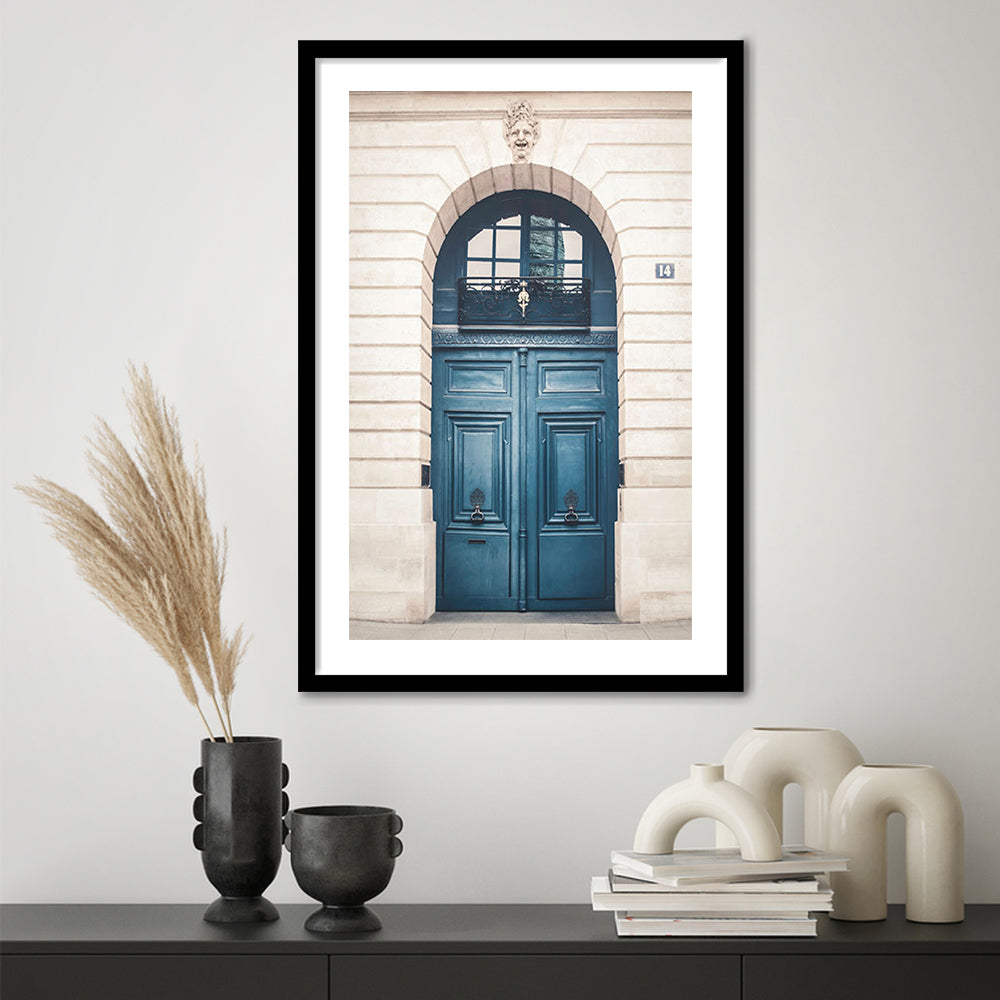 Paris Wall Print, Paris, Paris Door Print, Paris Room Decor, Large Print, Framed Art Prints White Border Wall Art