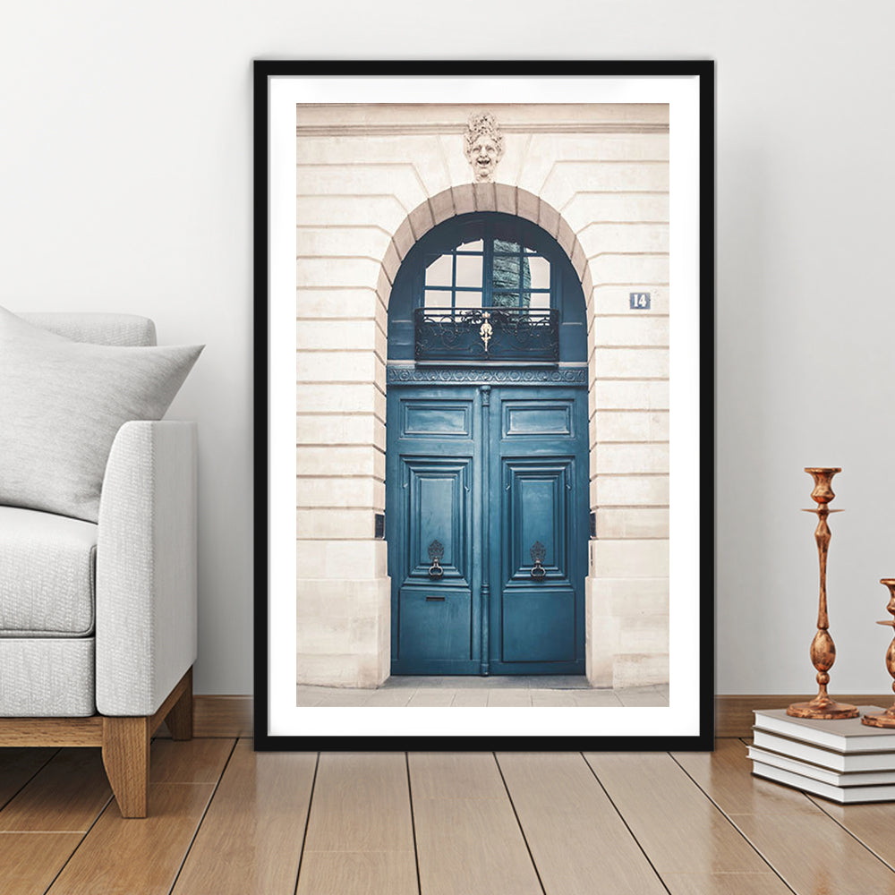 Paris Wall Print, Paris, Paris Door Print, Paris Room Decor, Large Print, Framed Art Prints White Border Wall Art
