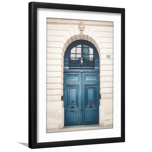 Paris Wall Print, Paris, Paris Door Print, Paris Room Decor, Large Print, Framed Art Prints White Border Wall Art