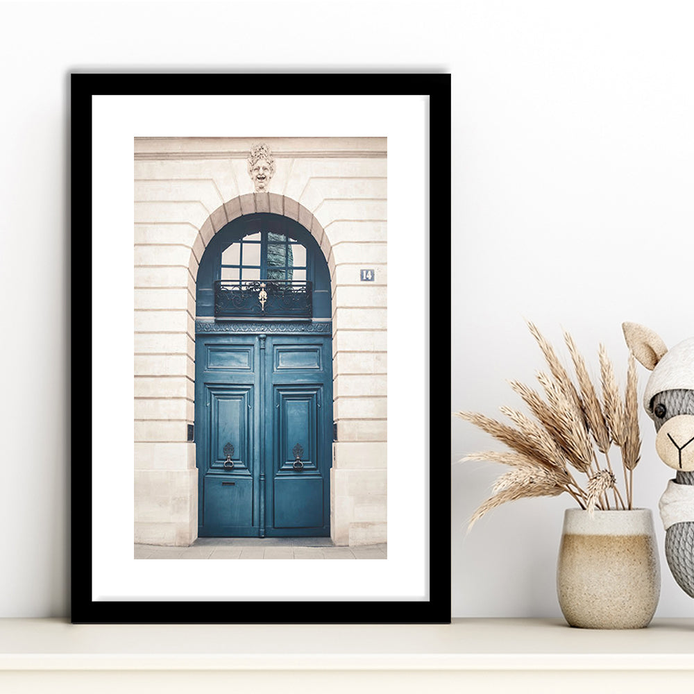 Paris Wall Print, Paris, Paris Door Print, Paris Room Decor, Large Print, Framed Art Prints White Border Wall Art