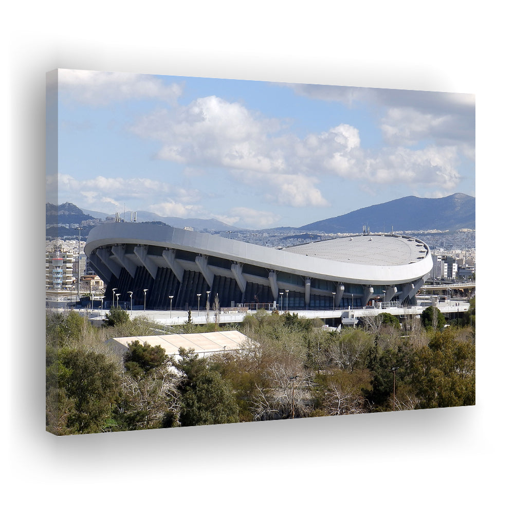 Peace and Friendship Stadium, Stadium Canvas, Sport Art, Gift for him, Man Cave Decor, Art Print, Canvas Print Wall Art