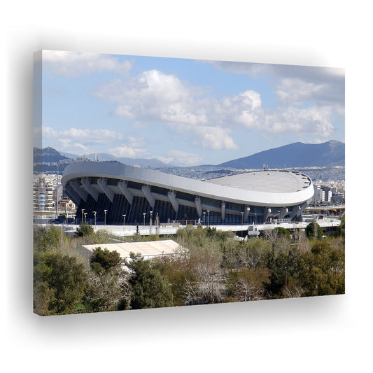 Peace and Friendship Stadium, Stadium Canvas, Sport Art, Gift for him, Man Cave Decor, Art Print, Canvas Print Wall Art