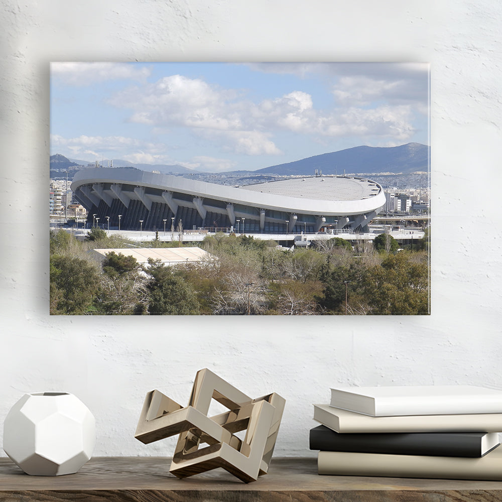 Peace and Friendship Stadium, Stadium Canvas, Sport Art, Gift for him, Man Cave Decor, Art Print, Canvas Print Wall Art