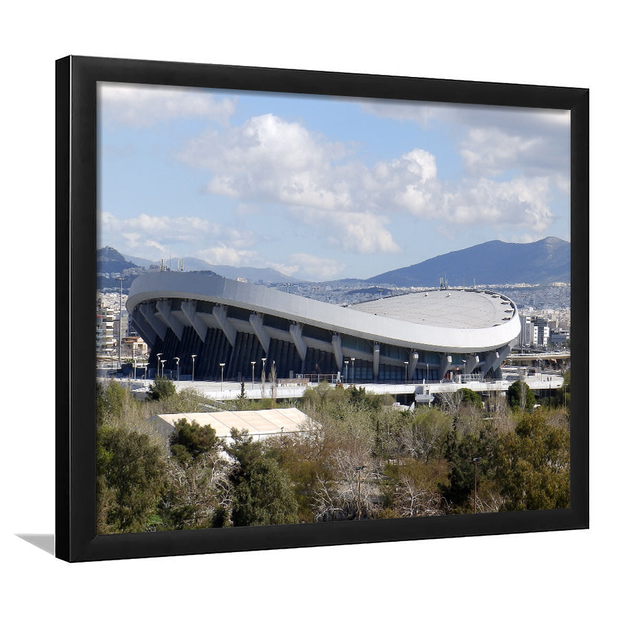 Peace and Friendship Stadium, Stadium Canvas, Sport Art, Gift for him, Framed Art Print Wall Decor, Picture Framed