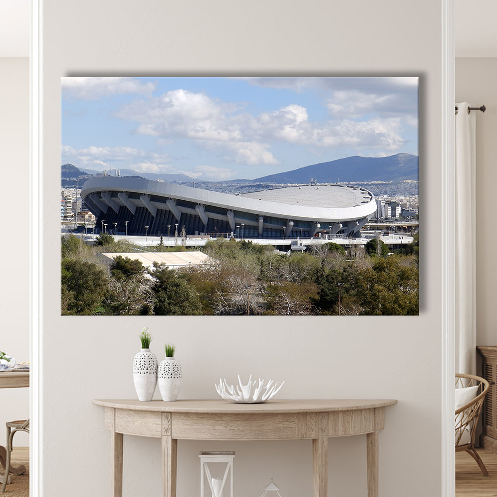 Peace and Friendship Stadium, Stadium Canvas, Sport Art, Gift for him, Man Cave Decor, Art Print, Canvas Print Wall Art