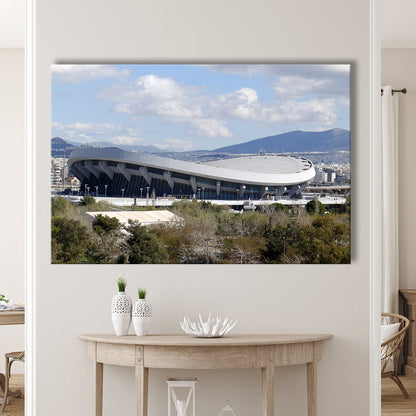 Peace and Friendship Stadium, Stadium Canvas, Sport Art, Gift for him, Man Cave Decor, Art Print, Canvas Print Wall Art