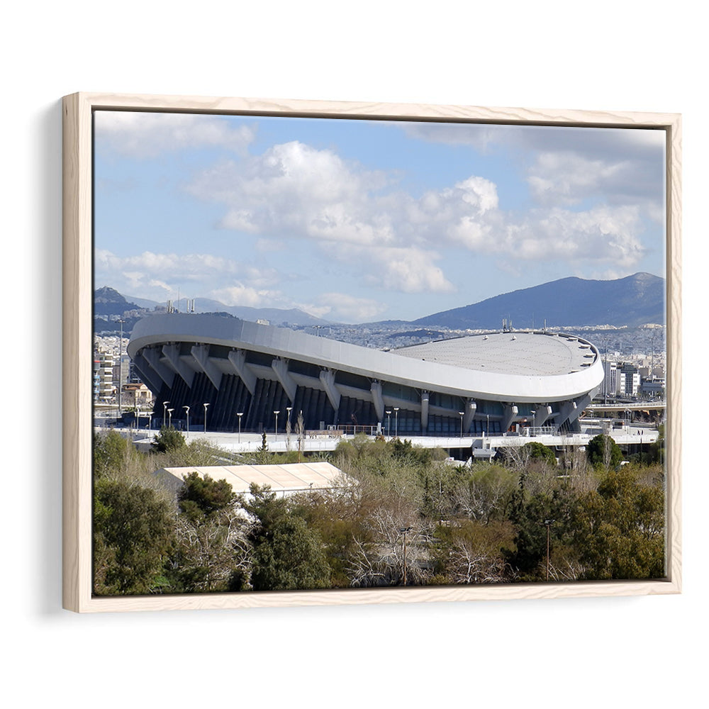 Peace and Friendship Stadium, Stadium Canvas, Sport Art, Framed Canvas Print Wall Art, Floating Frame
