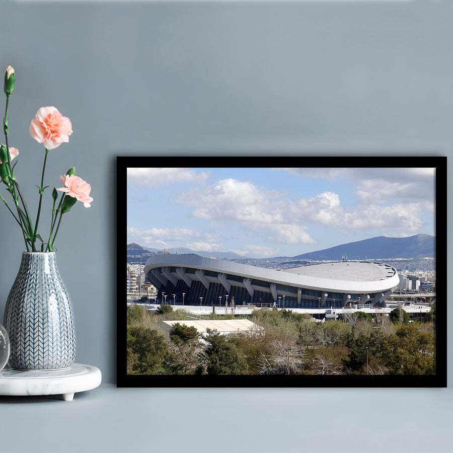Peace and Friendship Stadium, Stadium Canvas, Sport Art, Gift for him, Framed Art Print Wall Decor, Picture Framed