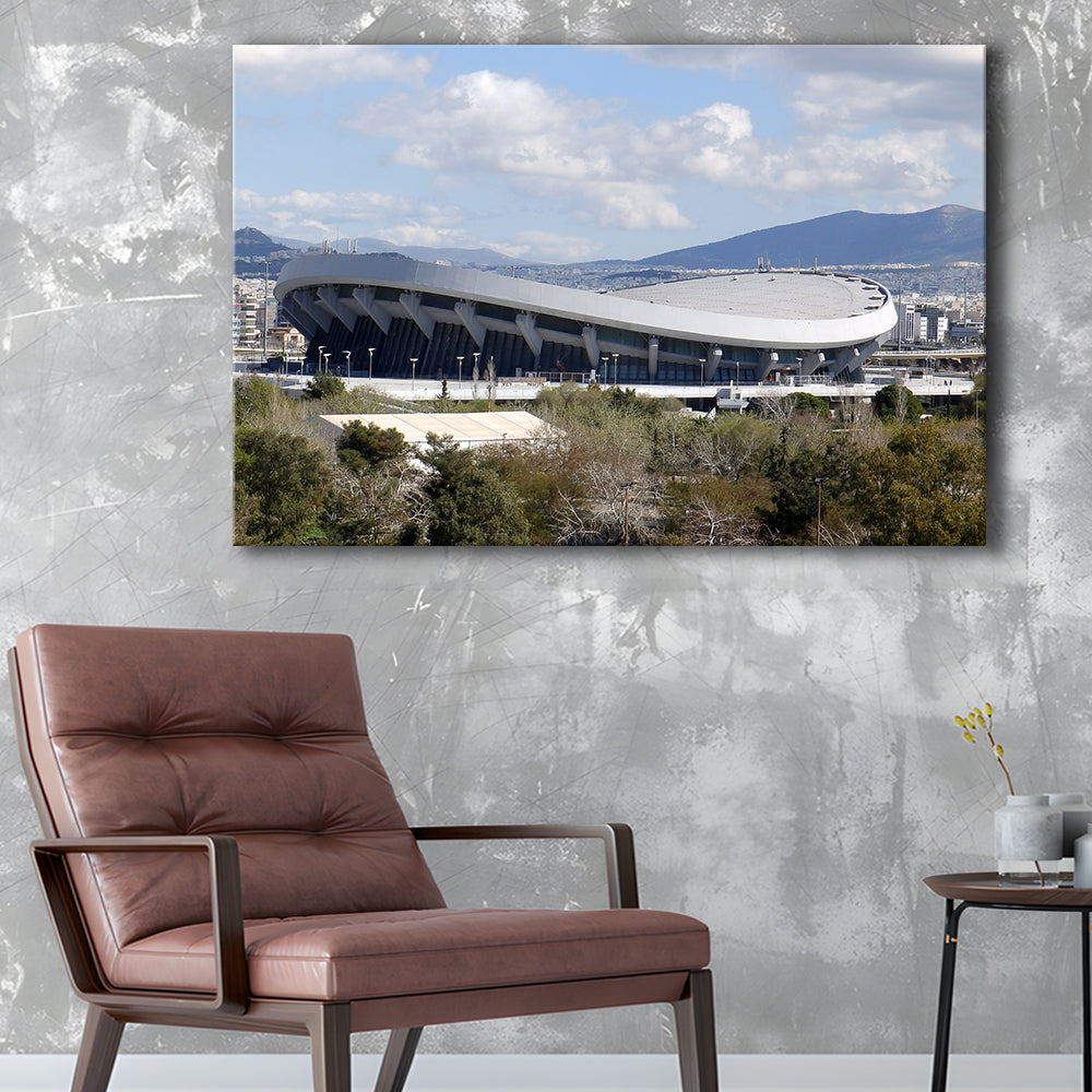 Peace and Friendship Stadium, Stadium Canvas, Sport Art, Gift for him, Man Cave Decor, Art Print, Canvas Print Wall Art