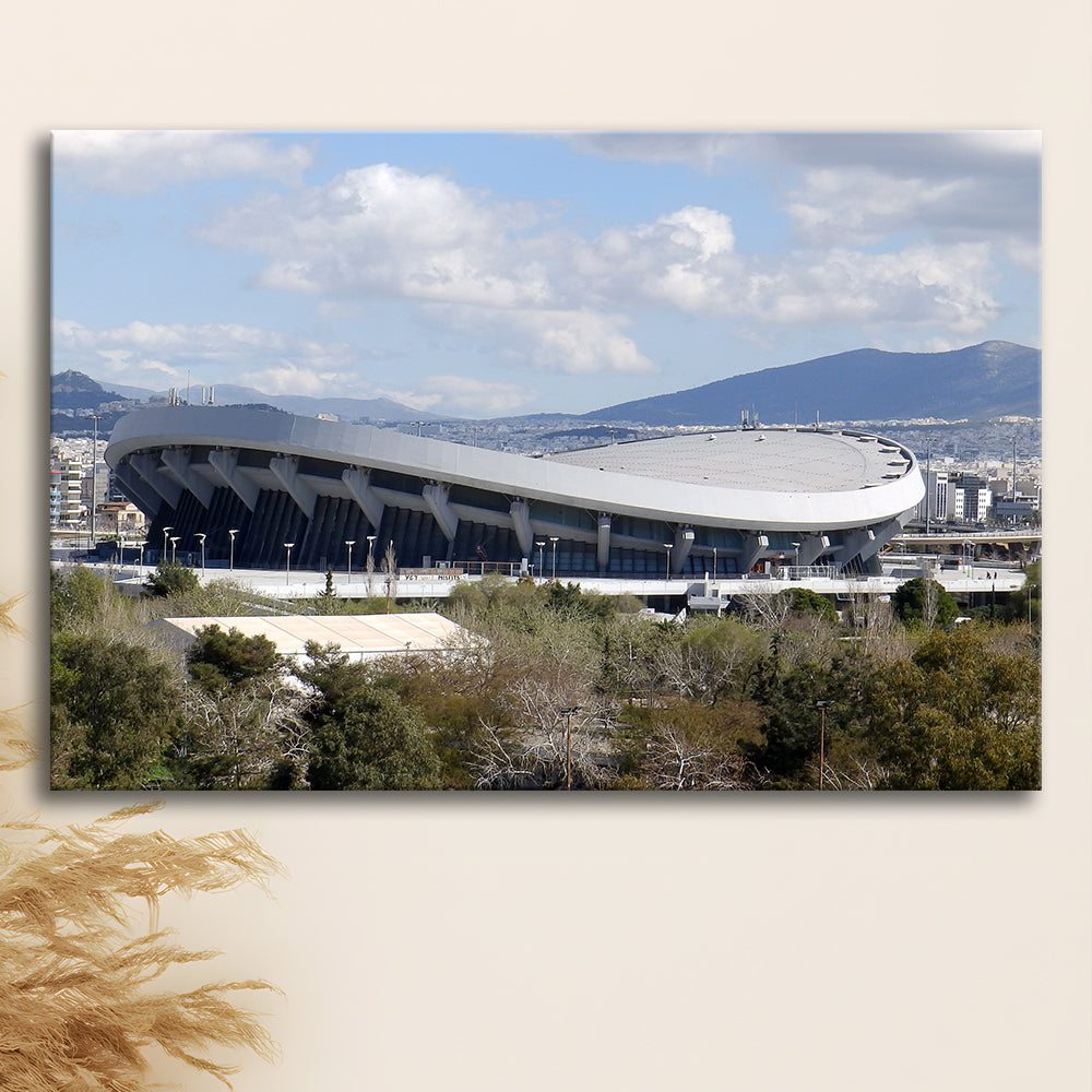 Peace and Friendship Stadium, Stadium Canvas, Sport Art, Gift for him, Man Cave Decor, Art Print, Canvas Print Wall Art