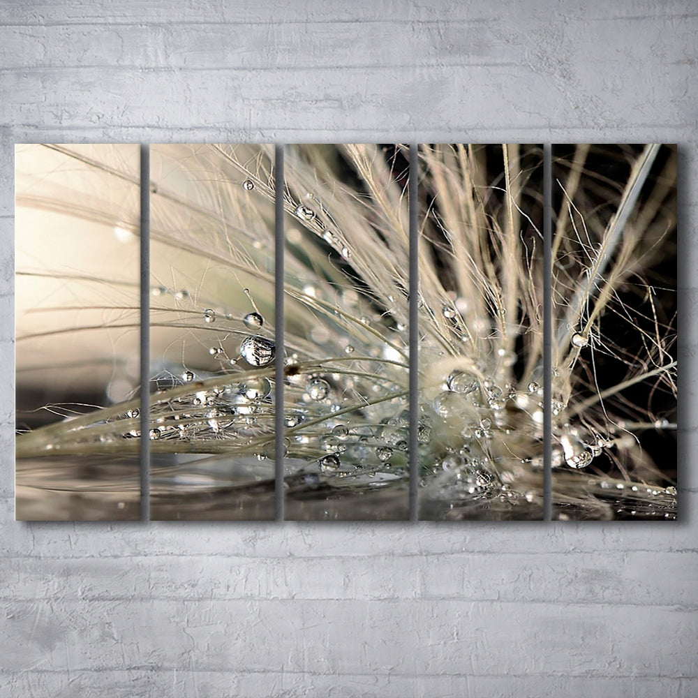 Pearls Large Stretched Canvas Floating Frame Wall Art Print, 5 Piece B Extra Large Cavas Print Wall Art Decor