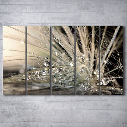Pearls Large Stretched Canvas Floating Frame Wall Art Print, 5 Piece B Extra Large Cavas Print Wall Art Decor