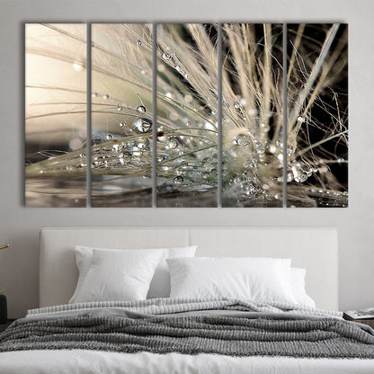 Pearls Large Stretched Canvas Floating Frame Wall Art Print, 5 Piece B Extra Large Cavas Print Wall Art Decor