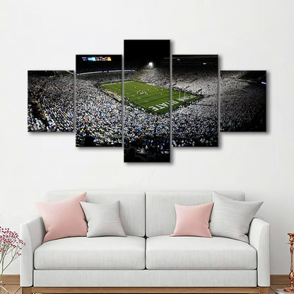 Penn State Beaver Stadium, Stadium Canvas, Sport Art, Gift for him, 5 Panel, Large Canvas, Canvas Print Wall Art