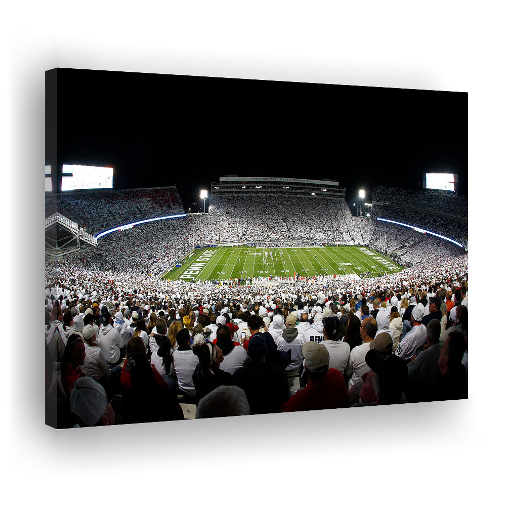 Penn State Stadium, Stadium Canvas, Sport Art, Gift for him, Man Cave Decor, Art Print, Canvas Print Wall Art