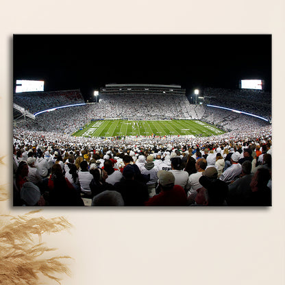 Penn State Stadium, Stadium Canvas, Sport Art, Gift for him, Man Cave Decor, Art Print, Canvas Print Wall Art