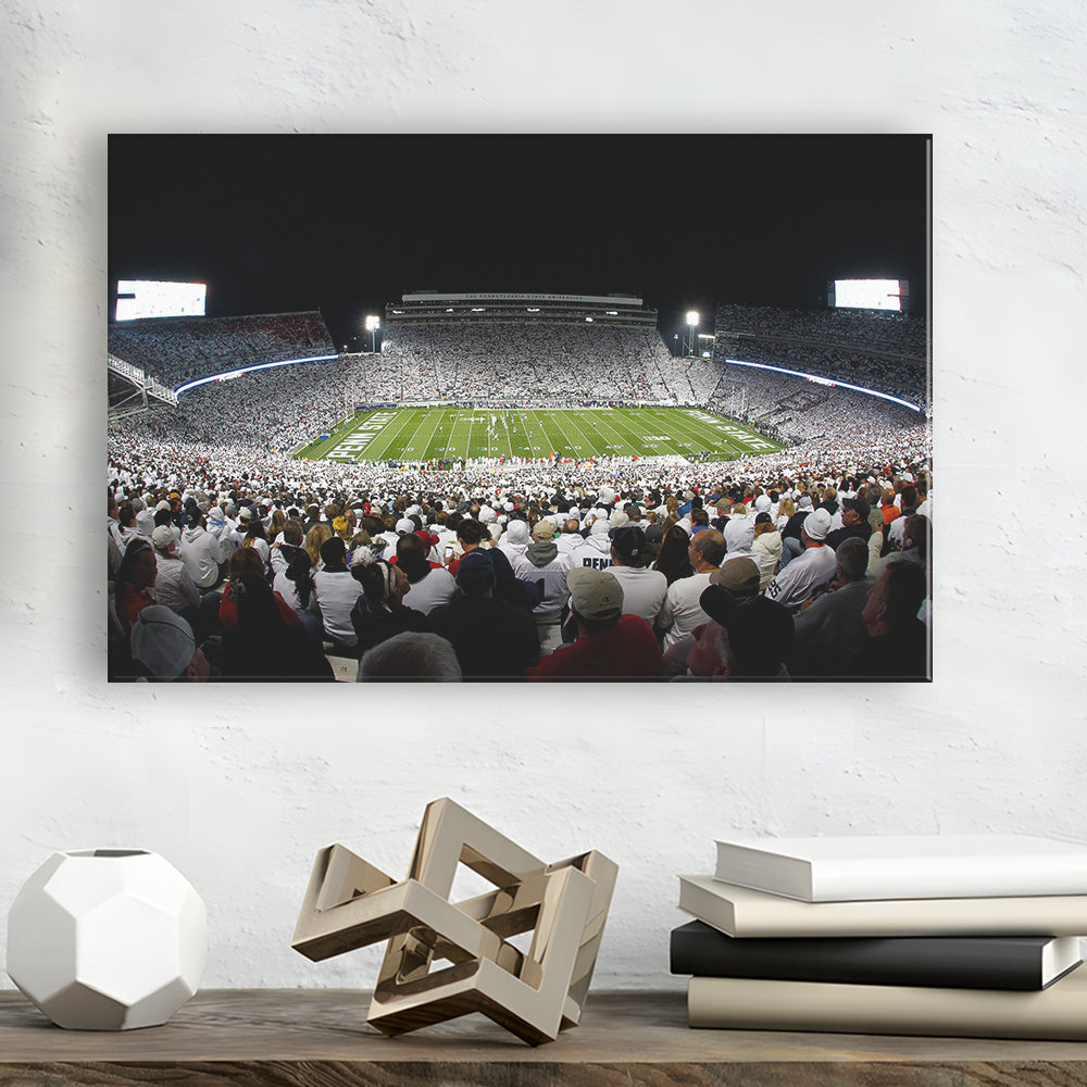 Penn State Stadium, Stadium Canvas, Sport Art, Gift for him, Man Cave Decor, Art Print, Canvas Print Wall Art