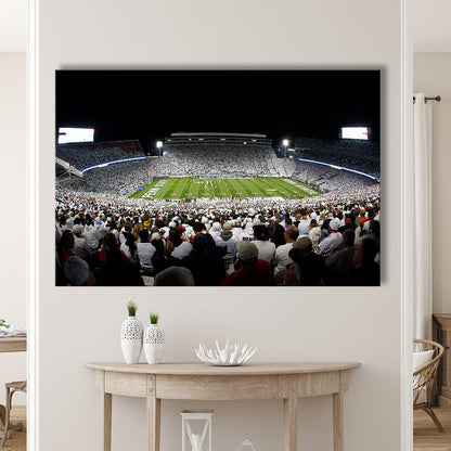 Penn State Stadium, Stadium Canvas, Sport Art, Gift for him, Man Cave Decor, Art Print, Canvas Print Wall Art