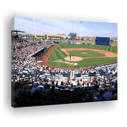 Peoria Sports Complex, Stadium Canvas, Sport Art, Gift for him, Man Cave Decor, Art Print, Canvas Print Wall Art