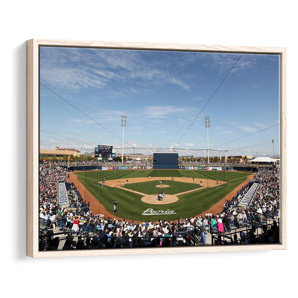 Peoria Sports Complex, Stadium Canvas, Sport Art, Fan Gifts, Framed Canvas Print Wall Art, Floating Frame