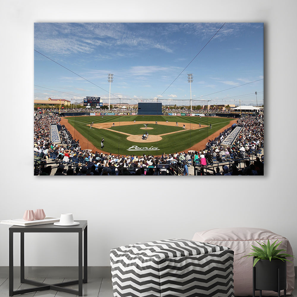 Peoria Sports Complex, Stadium Canvas, Sport Art, Fan Gifts, Man Cave Decor, Art Print, Canvas Print Wall Art