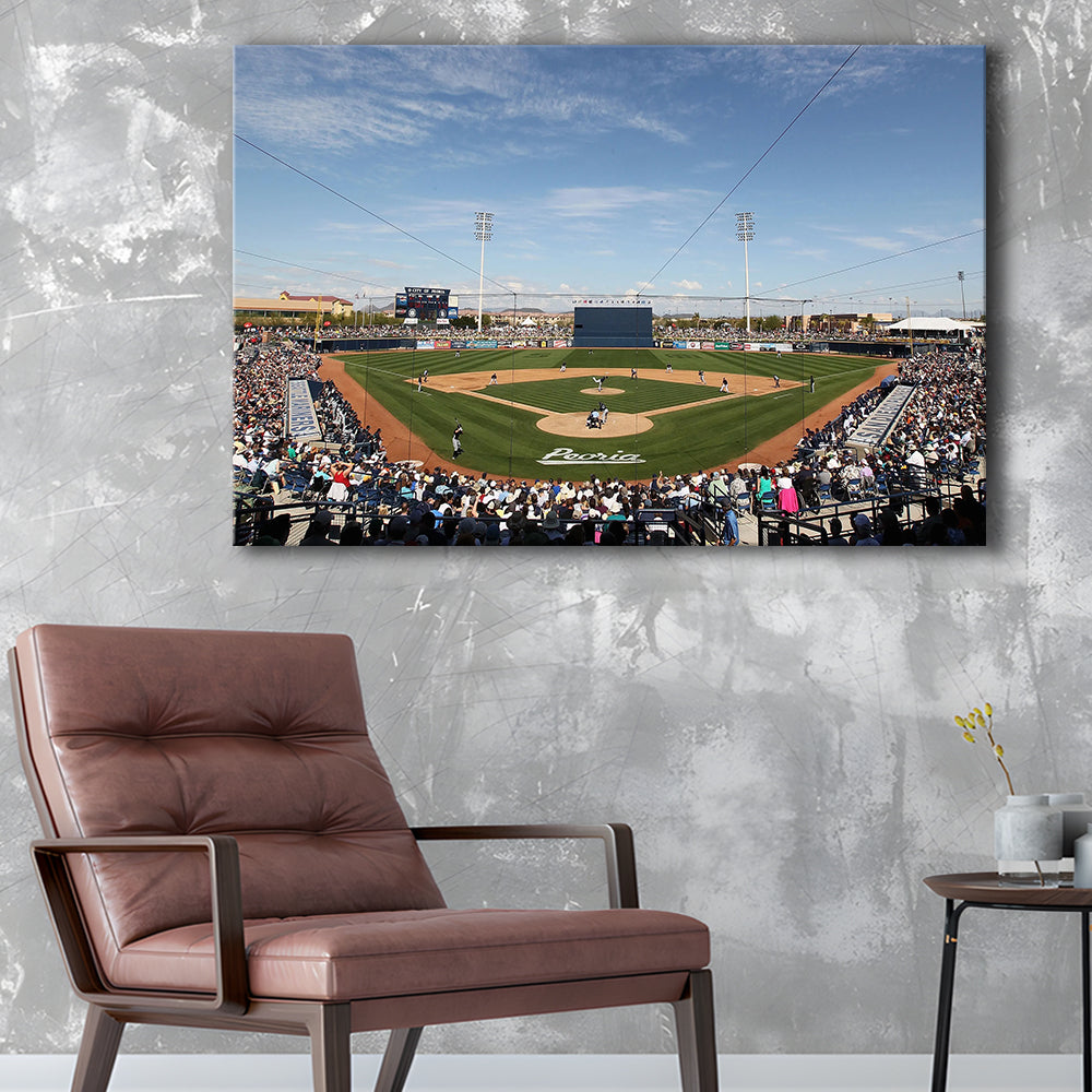 Peoria Sports Complex, Stadium Canvas, Sport Art, Fan Gifts, Man Cave Decor, Art Print, Canvas Print Wall Art