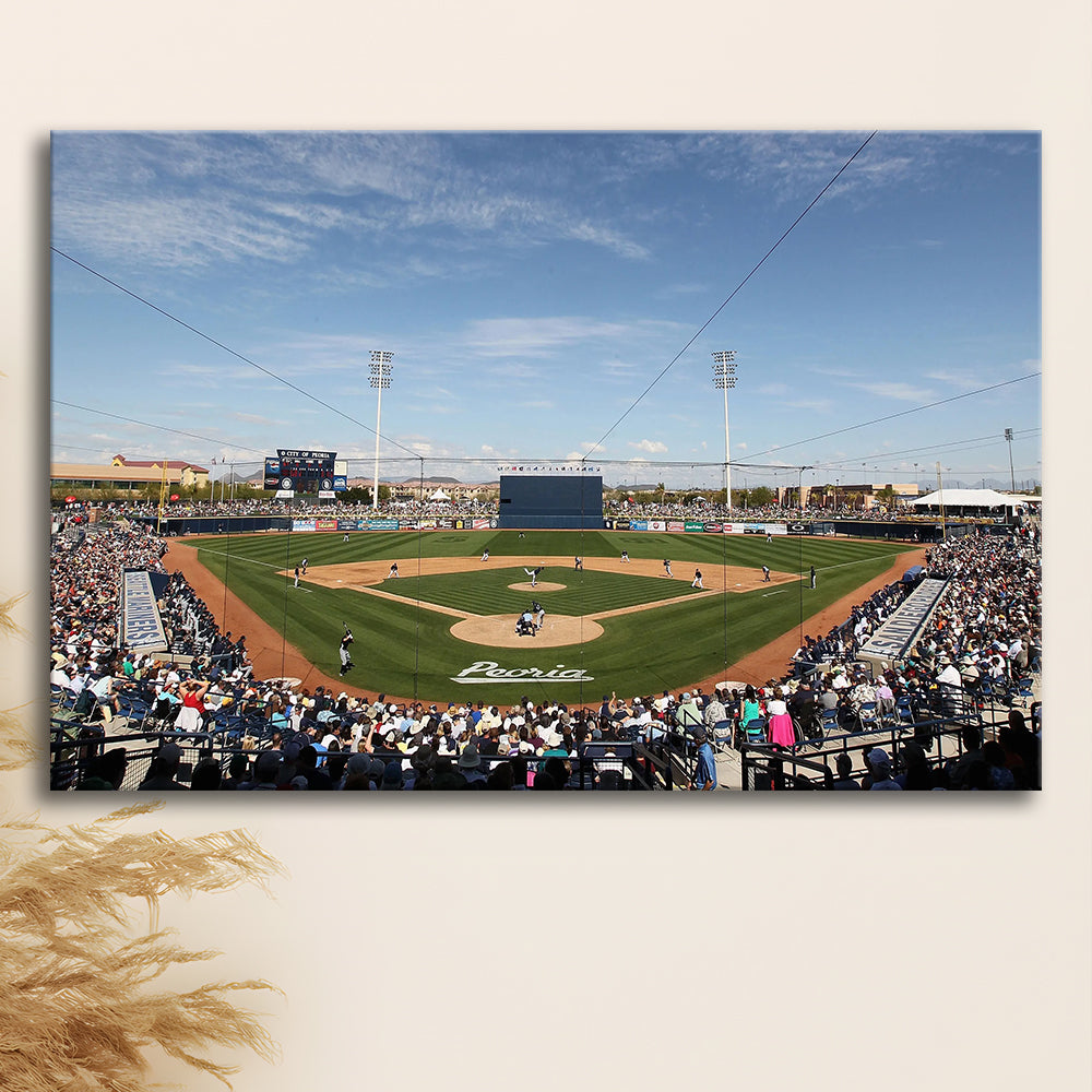 Peoria Sports Complex, Stadium Canvas, Sport Art, Fan Gifts, Man Cave Decor, Art Print, Canvas Print Wall Art
