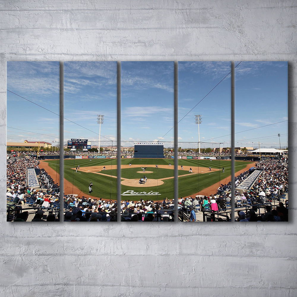 Peoria Sports Complex, Stadium Canvas, Sport Art, Fan Gifts, 5 Panel B, Extra Large Canvas, Canvas Print Wall Art
