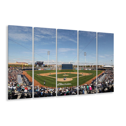 Peoria Sports Complex, Stadium Canvas, Sport Art, Fan Gifts, 5 Panel B, Extra Large Canvas, Canvas Print Wall Art