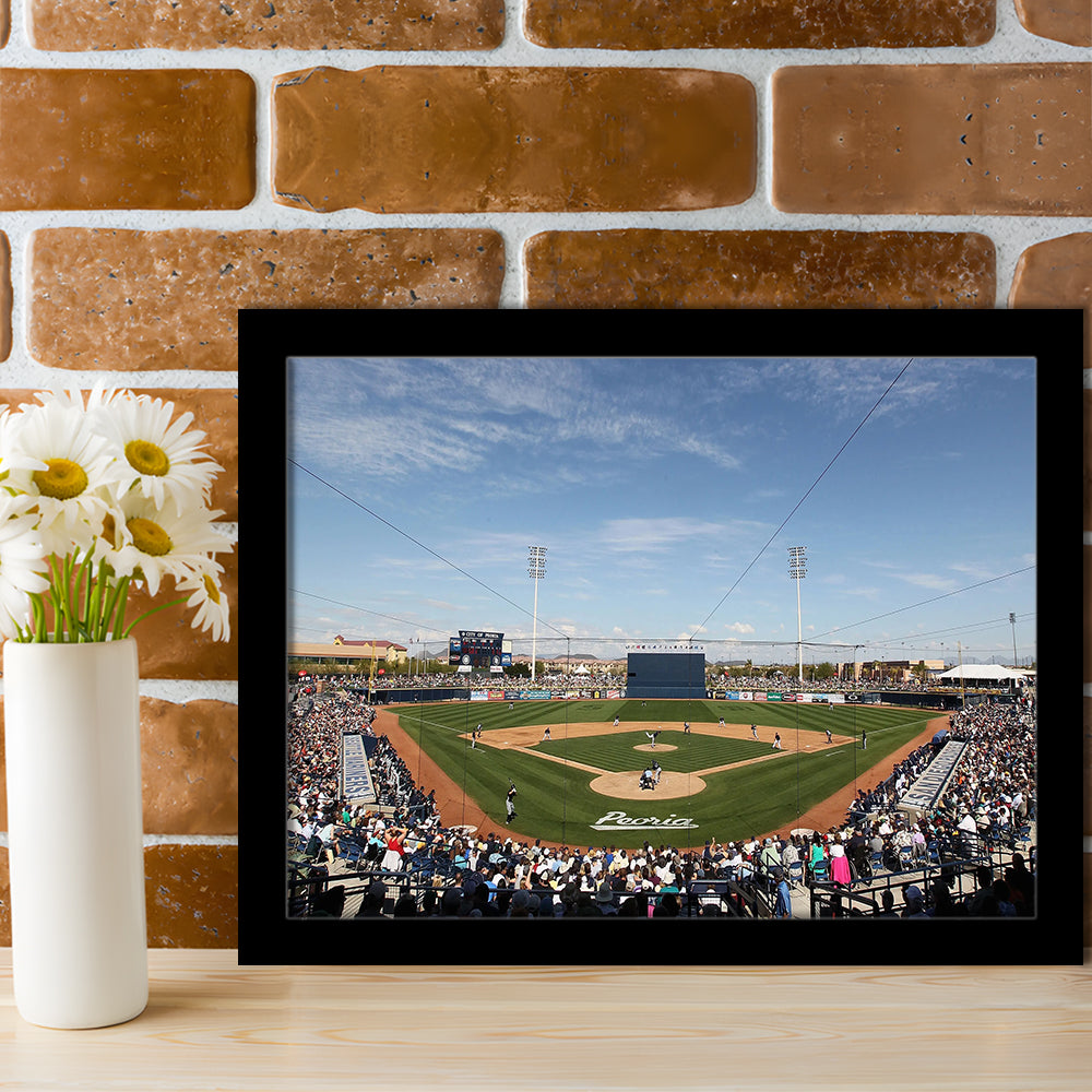 Peoria Sports Complex, Stadium Canvas, Sport Art, Fan Gifts, Framed Art Print Wall Decor, Picture Framed