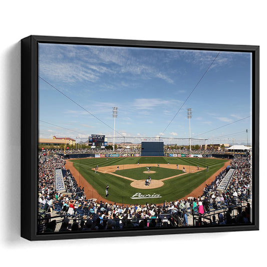 Peoria Sports Complex, Stadium Canvas, Sport Art, Fan Gifts, Framed Canvas Print Wall Art, Floating Frame