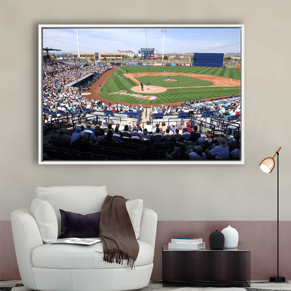 Peoria Sports Complex, Stadium Canvas, Sport Art, Framed Canvas Print Wall Art, Floating Frame