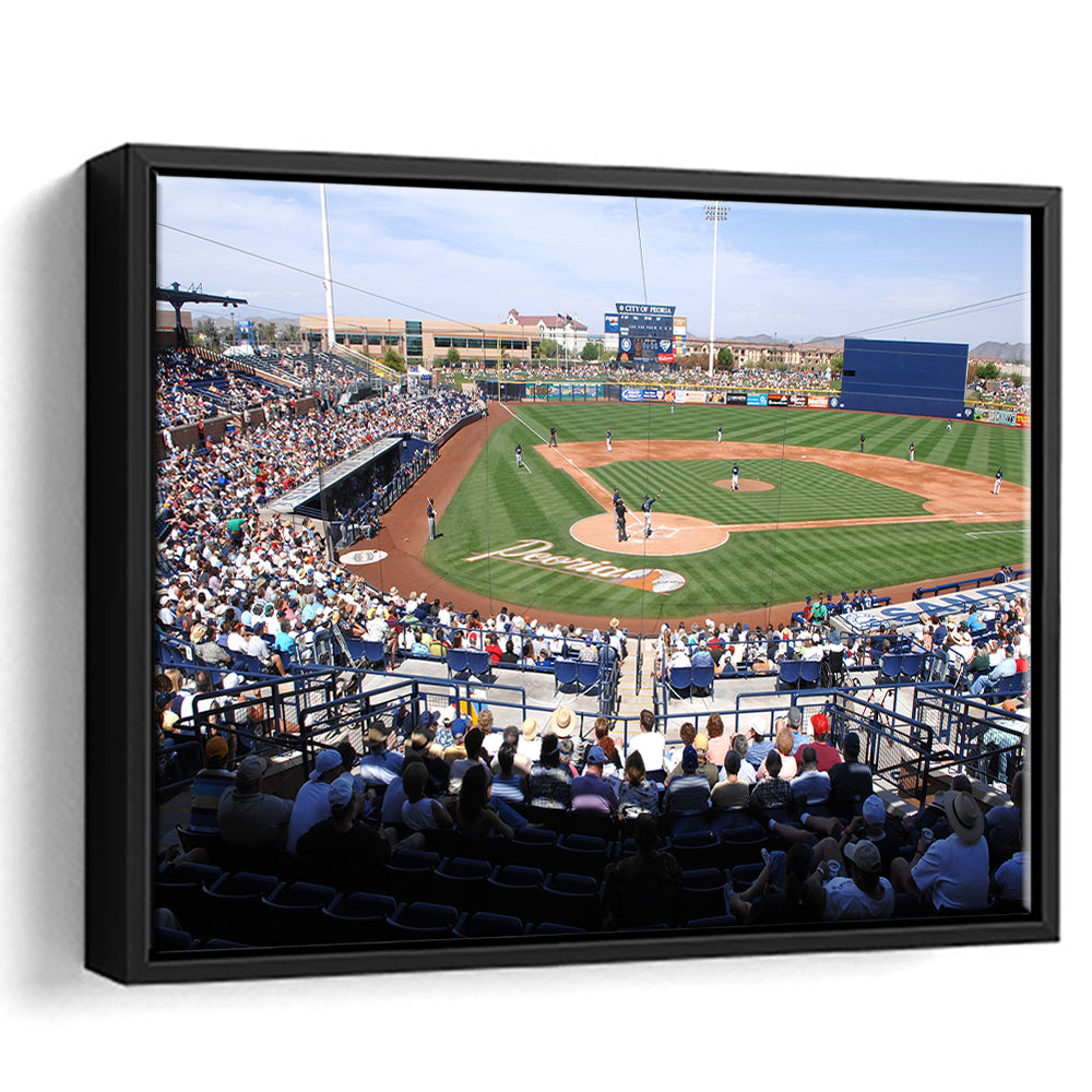 Peoria Sports Complex, Stadium Canvas, Sport Art, Framed Canvas Print Wall Art, Floating Frame