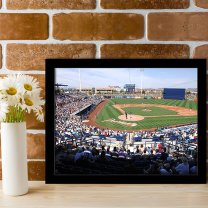 Peoria Sports Complex, Stadium Canvas, Sport Art, Gift for him, Framed Art Print Wall Decor, Picture Framed