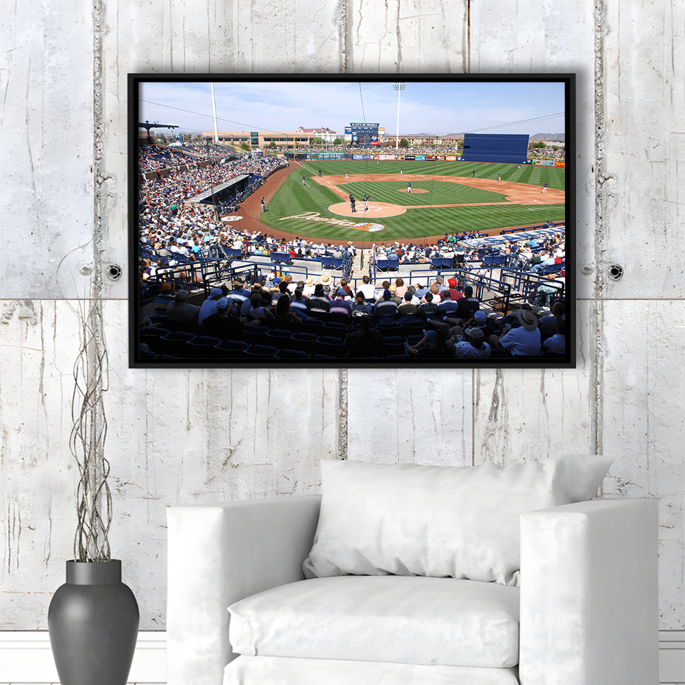 Peoria Sports Complex, Stadium Canvas, Sport Art, Framed Canvas Print Wall Art, Floating Frame