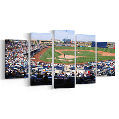 Peoria Sports Complex, Stadium Canvas, Sport Art, Gift for him, 5 Panel, Large Canvas, Canvas Print Wall Art
