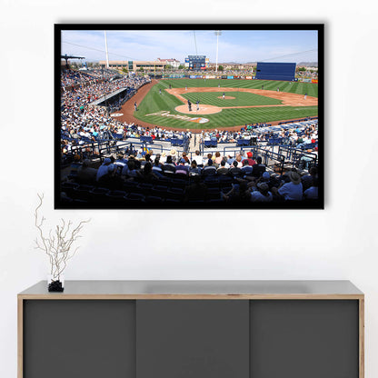 Peoria Sports Complex, Stadium Canvas, Sport Art, Gift for him, Framed Art Print Wall Decor, Picture Framed