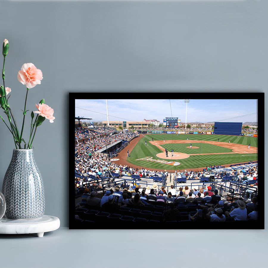 Peoria Sports Complex, Stadium Canvas, Sport Art, Gift for him, Framed Art Print Wall Decor, Picture Framed