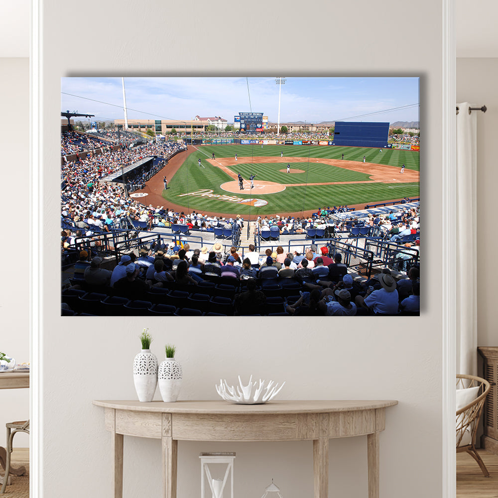 Peoria Sports Complex, Stadium Canvas, Sport Art, Gift for him, Man Cave Decor, Art Print, Canvas Print Wall Art
