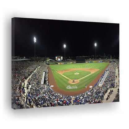 Peoria Sports Complex in Arizona, Stadium Canvas, Sport Art, Gift for him, Man Cave Decor, Art Print, Canvas Print Wall Art