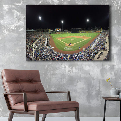 Peoria Sports Complex in Arizona, Stadium Canvas, Sport Art, Gift for him, Man Cave Decor, Art Print, Canvas Print Wall Art